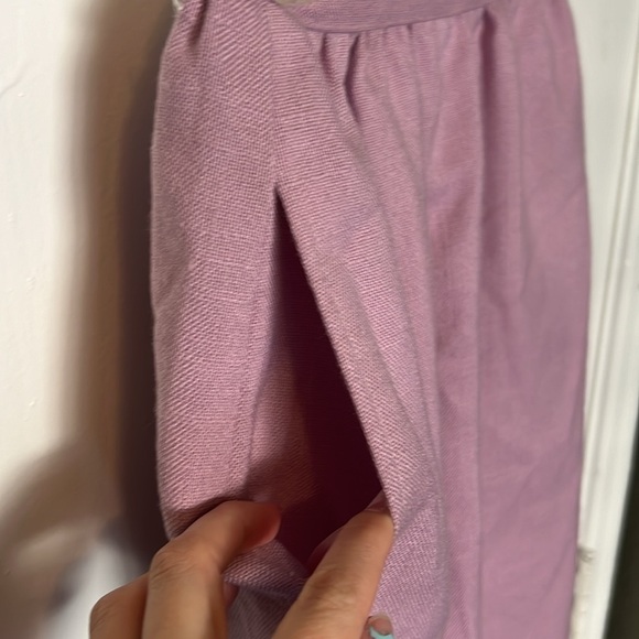 VINTAGE LAVENDAR UNION MADE MIDI SKIRT - Picture 5 of 5